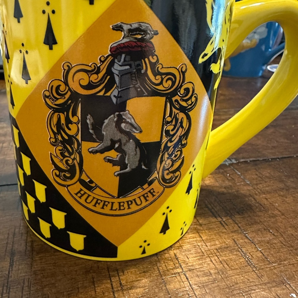 14 oz Hufflepuff Yellow and Black Mug